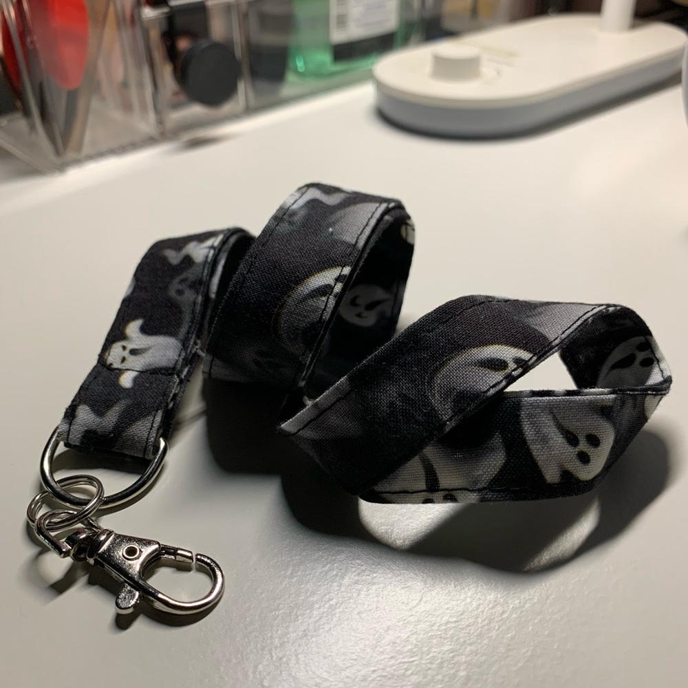 Ghost Print Keychain Lanyard